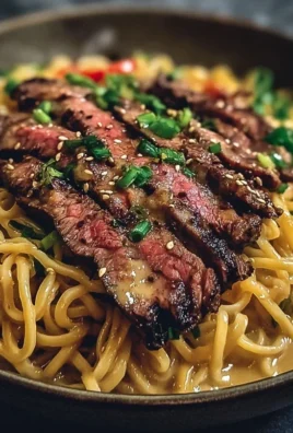 Garlic Butter Steak Lightning Noodles