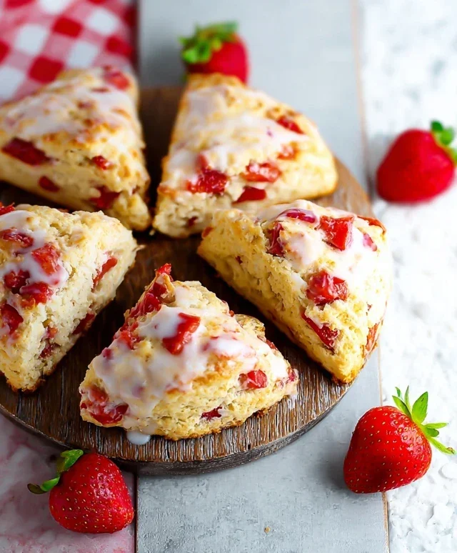 Strawberry Scones