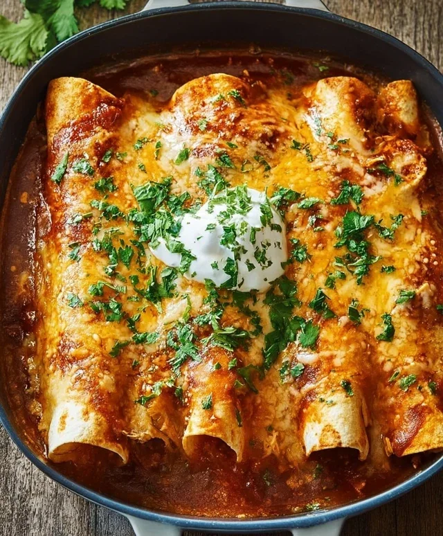 Delicious Chicken Enchiladas