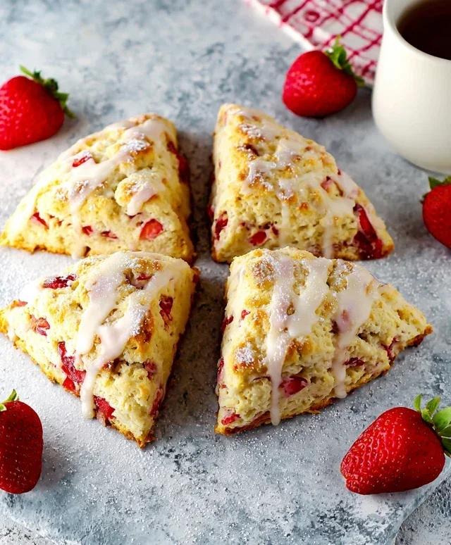 Strawberry Scones