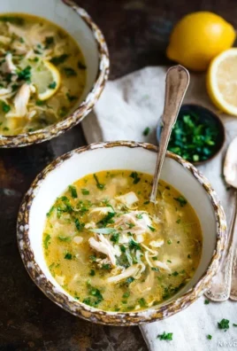 Greek Lemon Chicken Soup