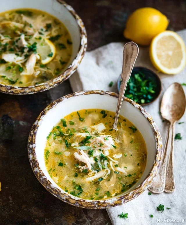 Greek Lemon Chicken Soup