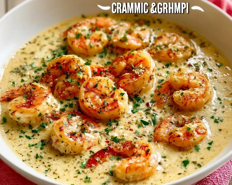 Creamy Garlic Shrimp (15 mins)
