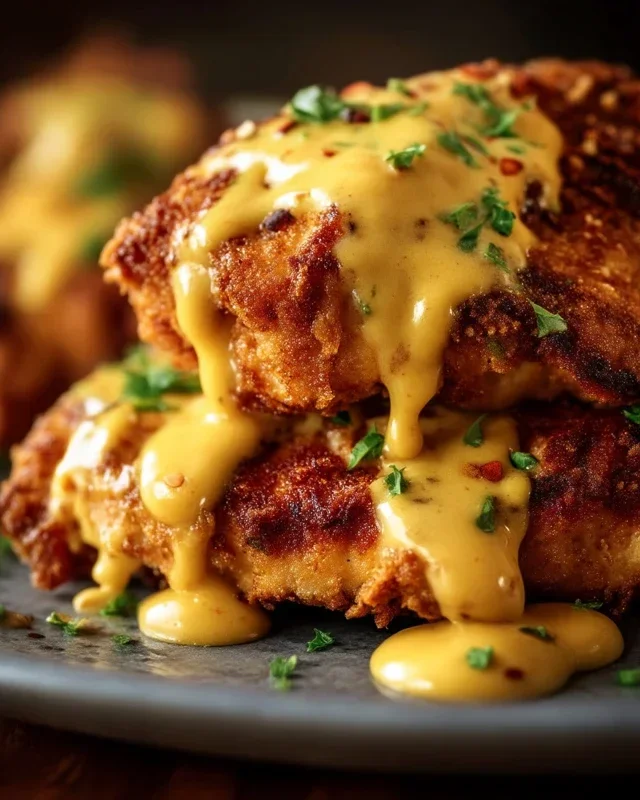 Pretzel Chicken with Mustard-Cheddar Sauce: An Amazing Ultimate Recipe