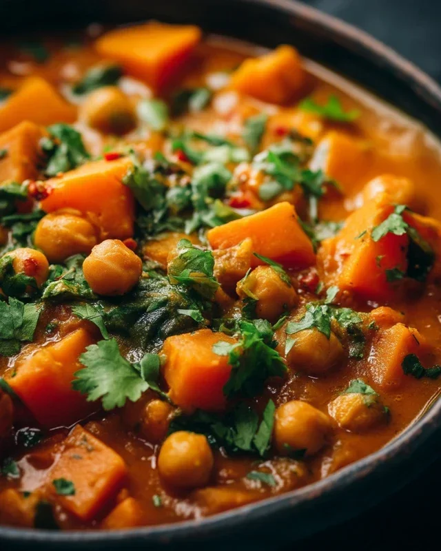 Sweet Potato and Chickpea Curry