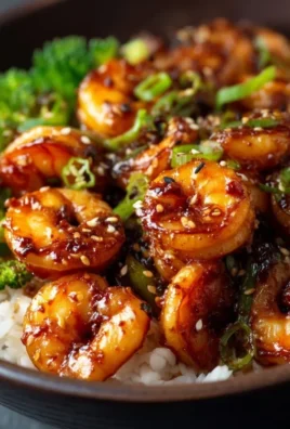 Honey Garlic Shrimp Bowls