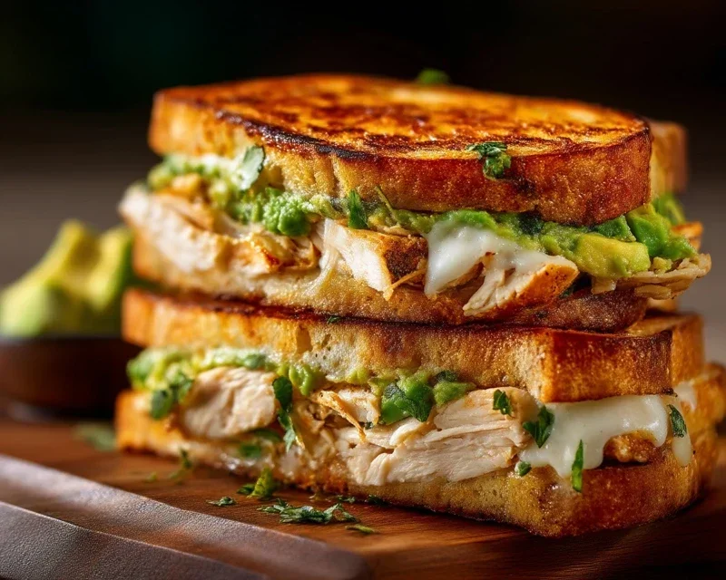Chicken Avocado Melt Sandwich