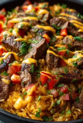 Steak Queso Rice A Flavorful Recipe