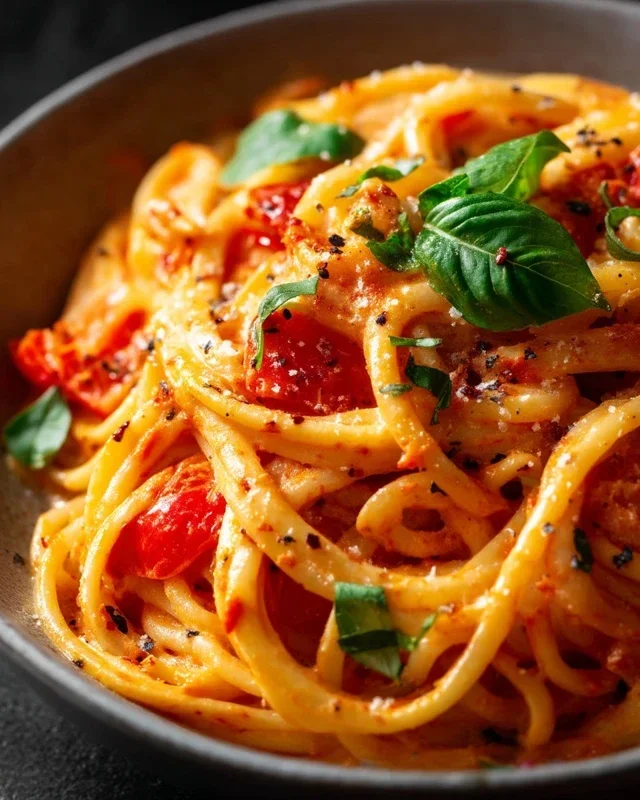 Easy One Pot Creamy Tomato Pasta