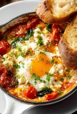 Baked Feta Eggs