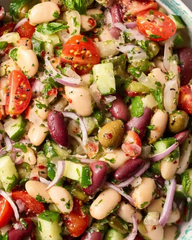 Mediterranean Bean Salad