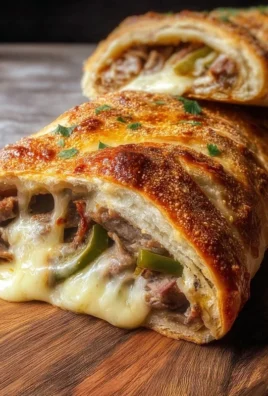 Philly Cheesesteak Stromboli