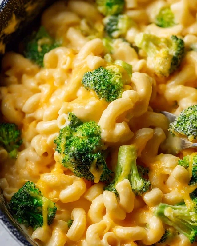 One Pot Healthy Broccoli Mac and Cheese