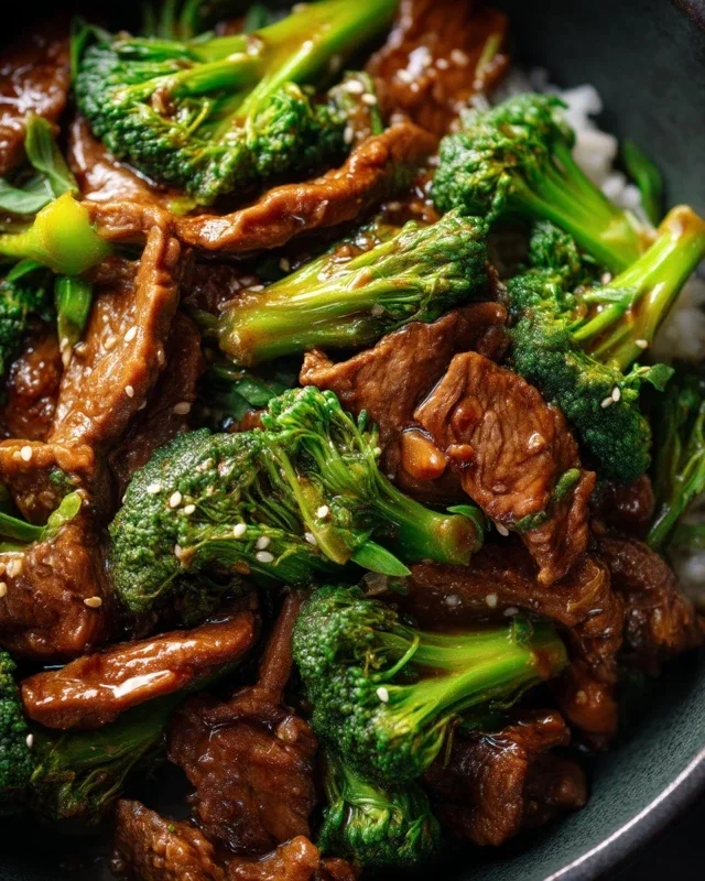 Chinese Beef and Broccoli (牛肉炒西兰花)