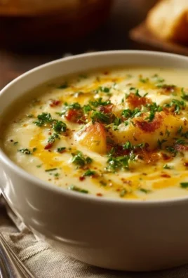 Hearty Cheddar Garlic Herb Potato Soup Recipe