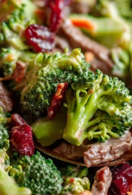 Broccoli Salad with Beef Beef Bacon Recipe