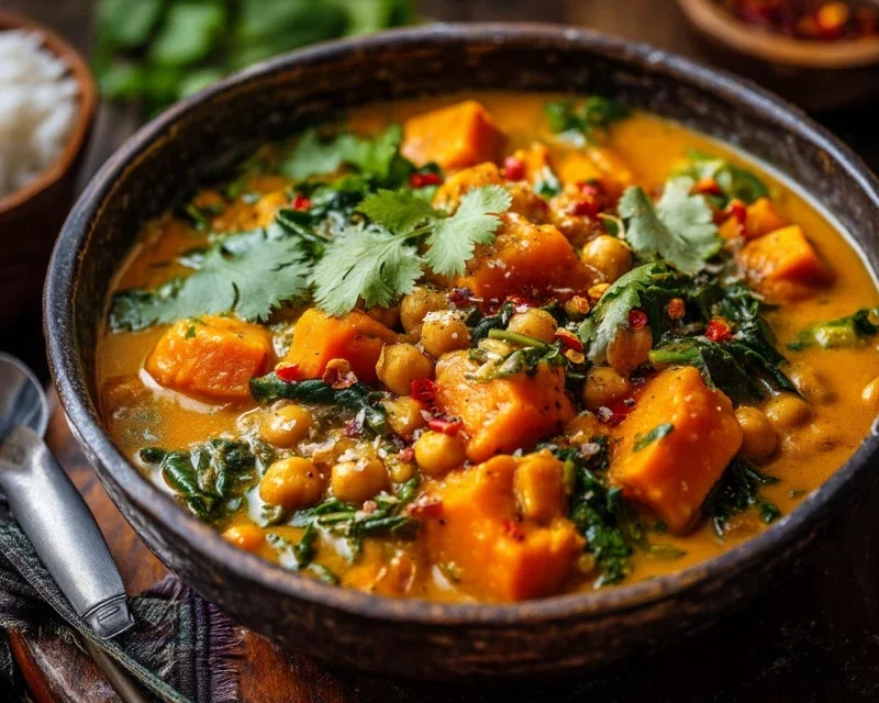 Sweet Potato and Chickpea Curry