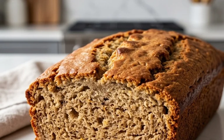 Healthy 5-Ingredient Flourless Banana Bread