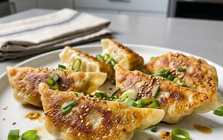 Chicken Potstickers (Pan Fried Dumplings)