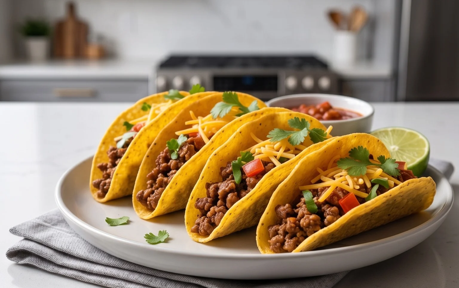 Crispy Ground Beef Tacos