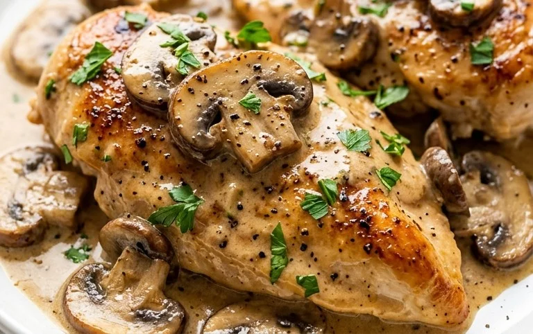 Creamy Mushroom Chicken Recipe