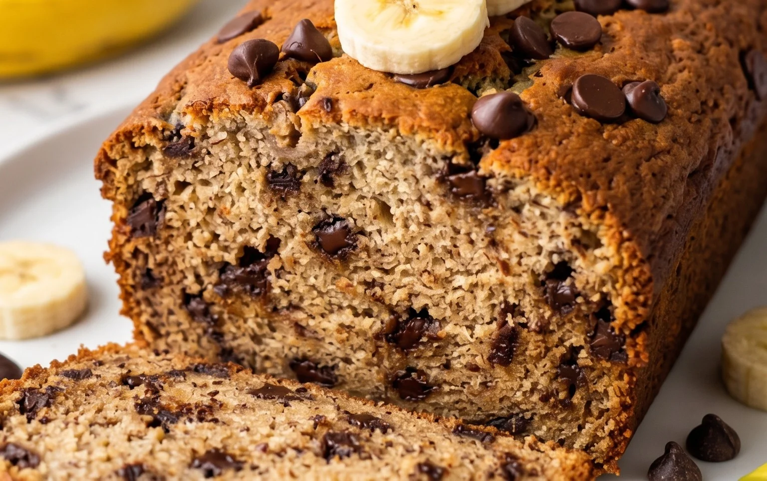 Easy Chocolate Chip Banana Bread