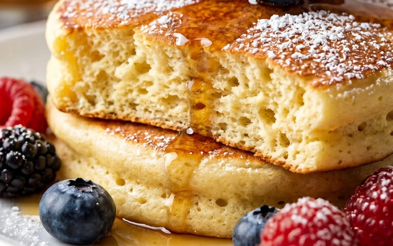 Fluffy Japanese Soufflé Pancakes