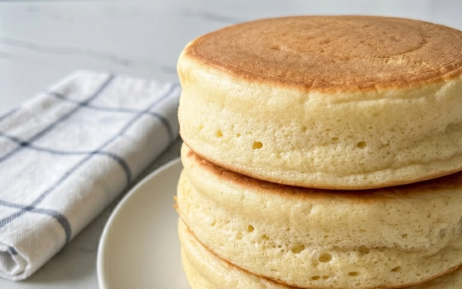 Fluffy Japanese Soufflé Pancakes