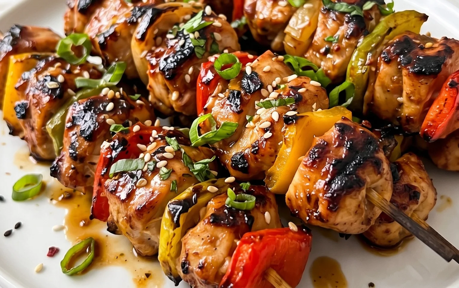 Air Fryer Chicken Skewers (VIDEO)