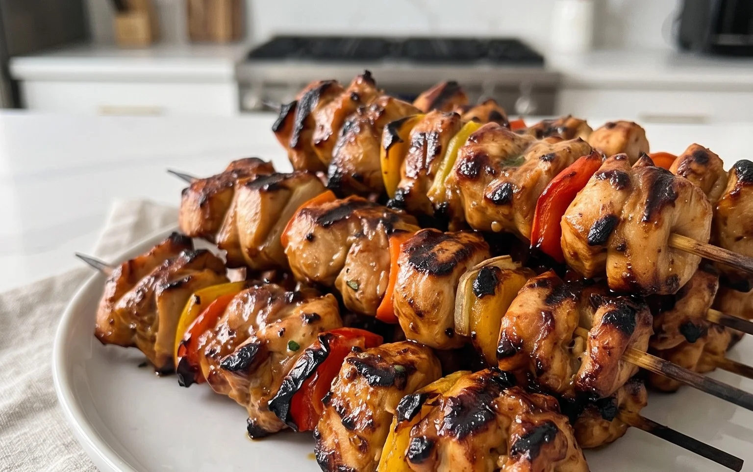 Air Fryer Chicken Skewers (VIDEO)