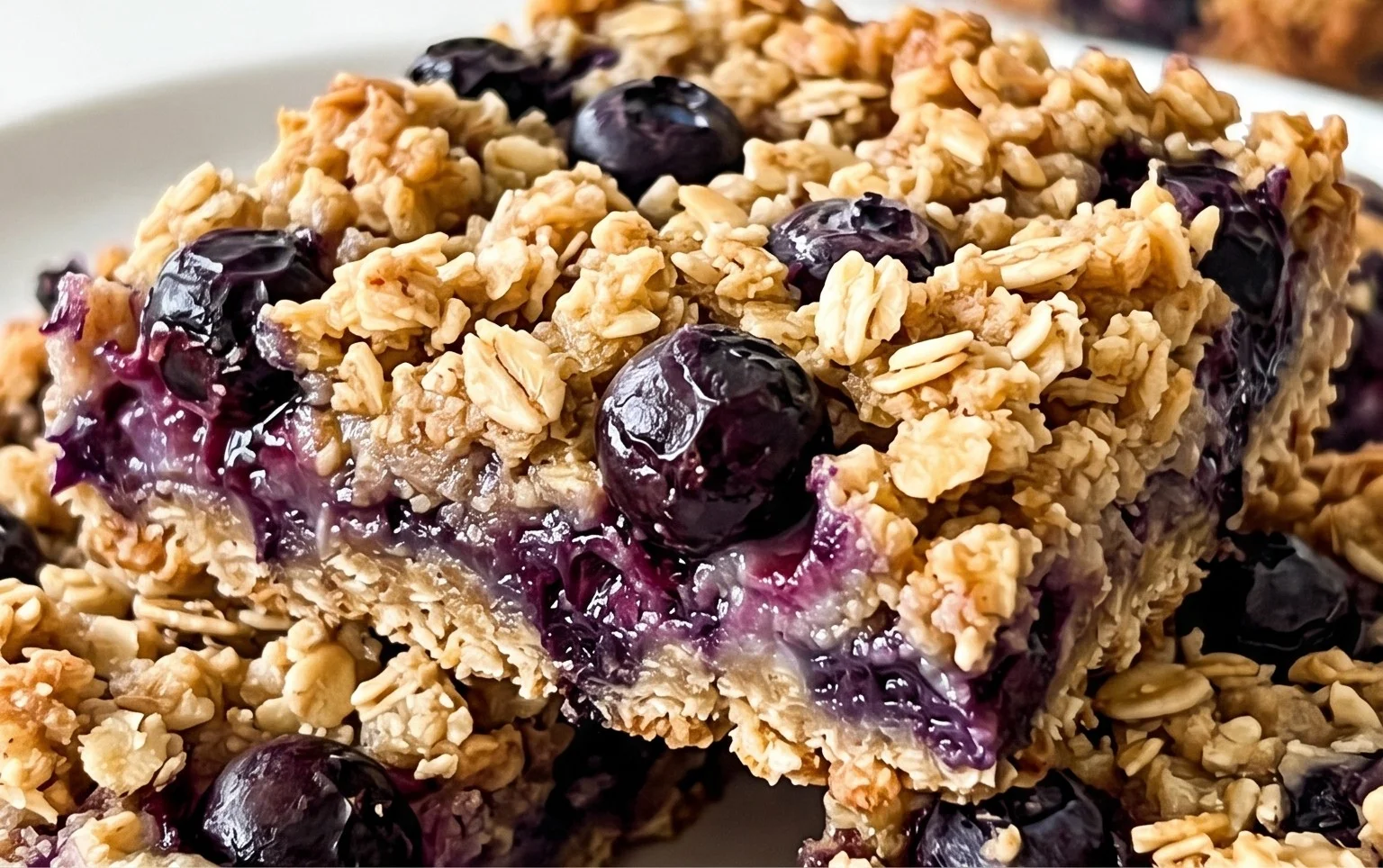 Blueberry Oatmeal Bars