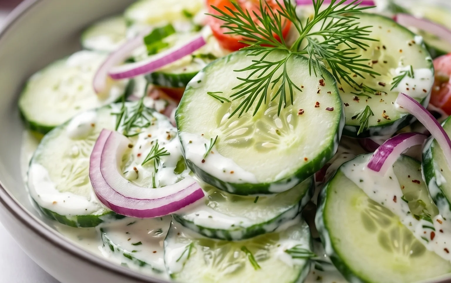 Polish Cucumber Salad