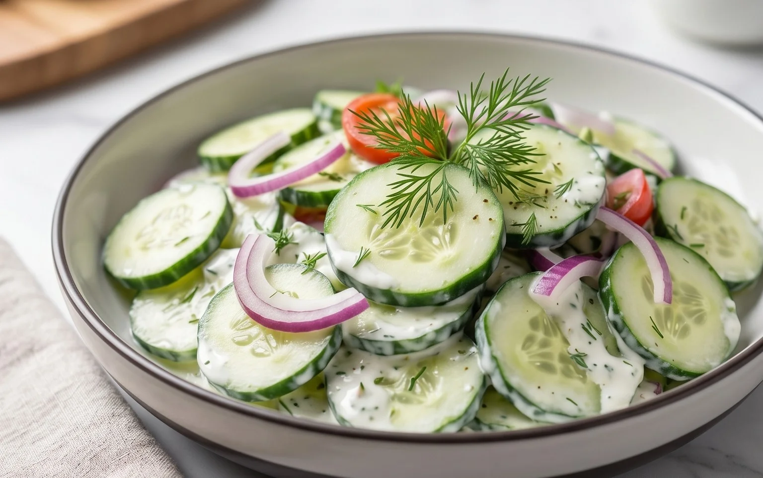 Polish Cucumber Salad