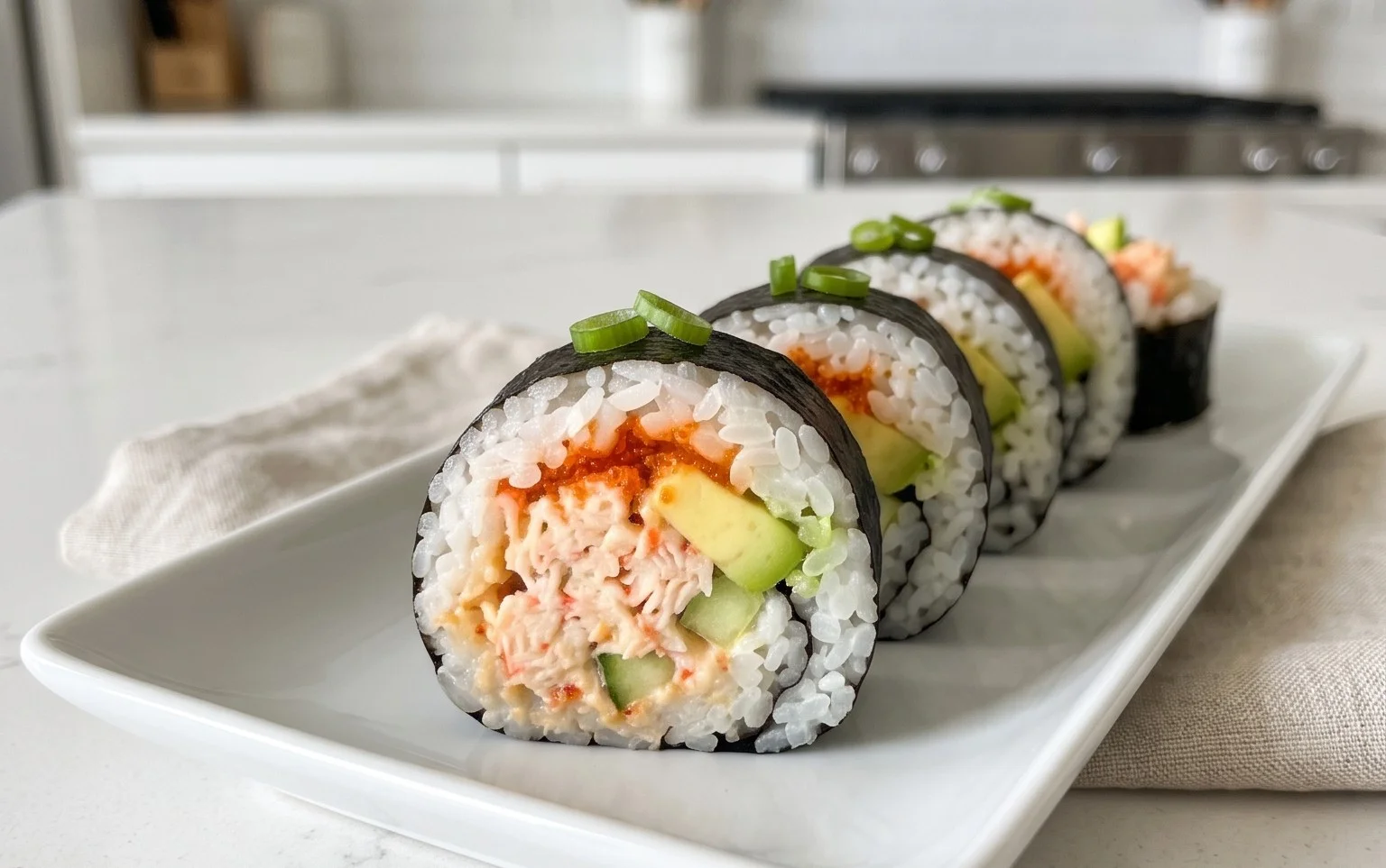 Kani Sushi (Spicy Crab Roll)