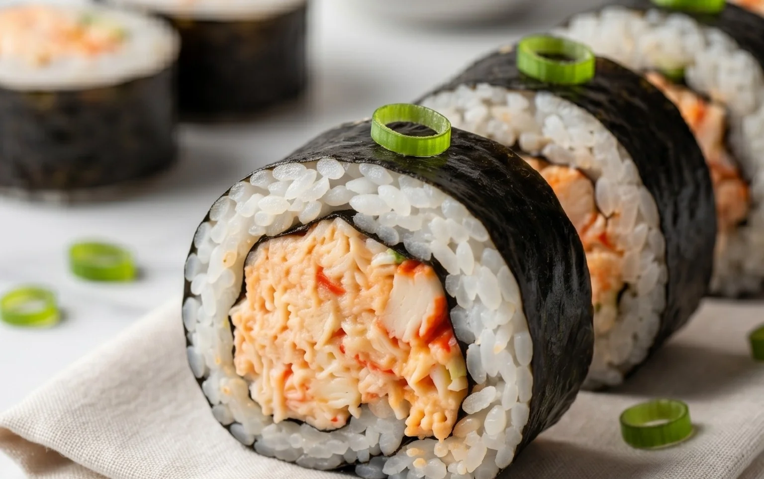 Kani Sushi (Spicy Crab Roll)