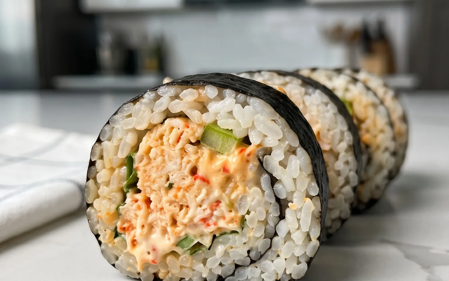 Kani Sushi (Spicy Crab Roll)