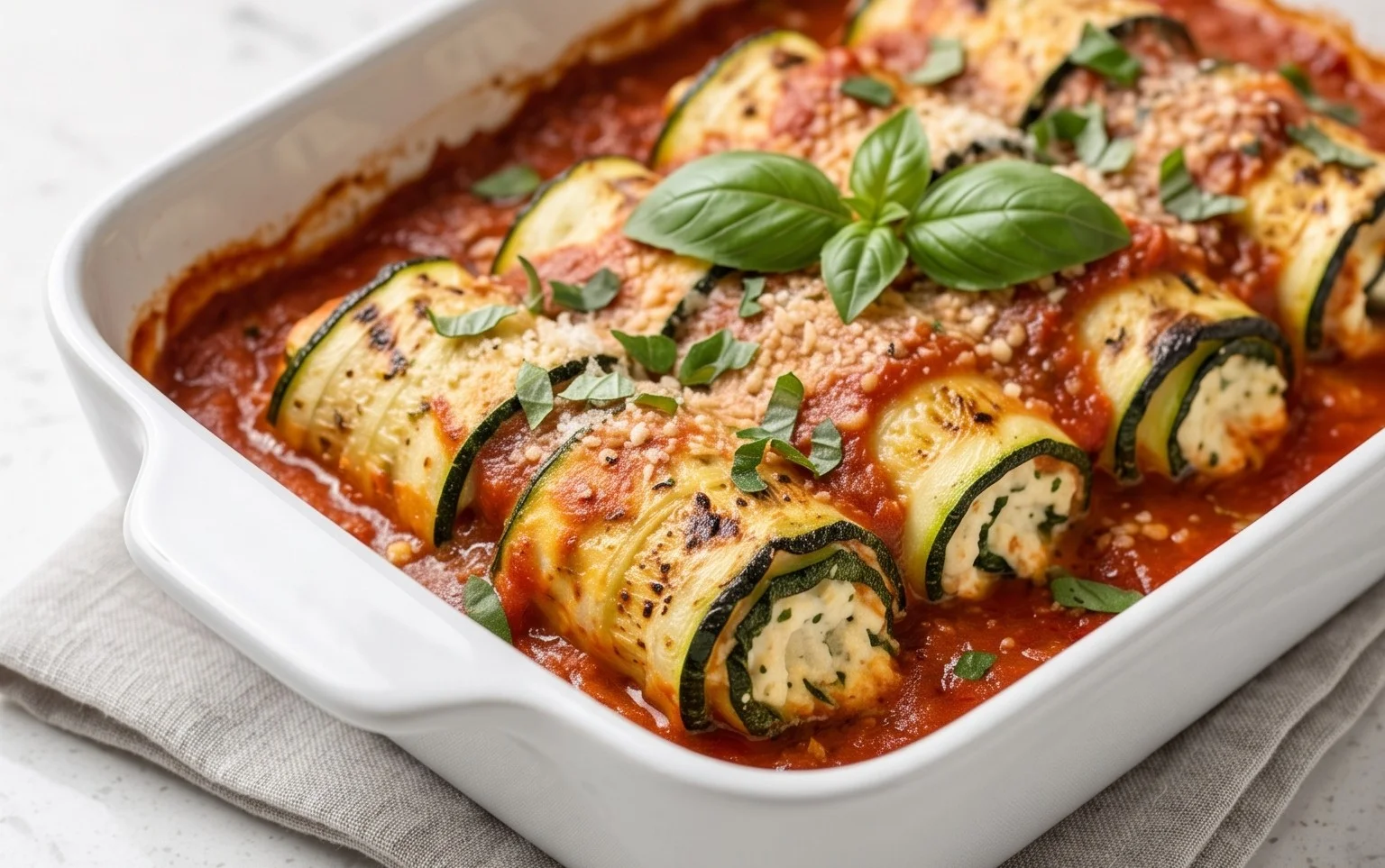 Vegan Zucchini Rollatini