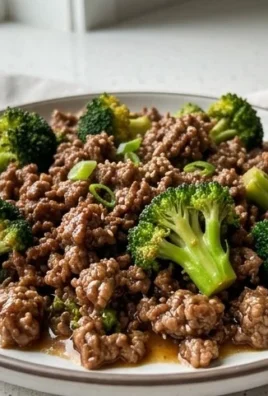 Ground Beef and Broccoli
