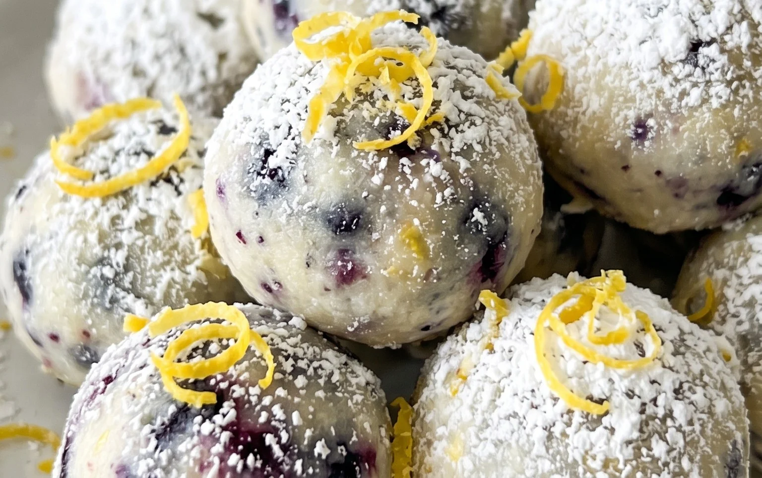 LEMON BLUEBERRY TRUFFLES 