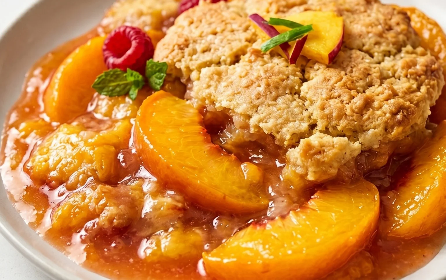Fresh Peach Cobbler
