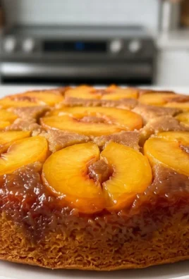Peach Upside-Down Cake Recipe