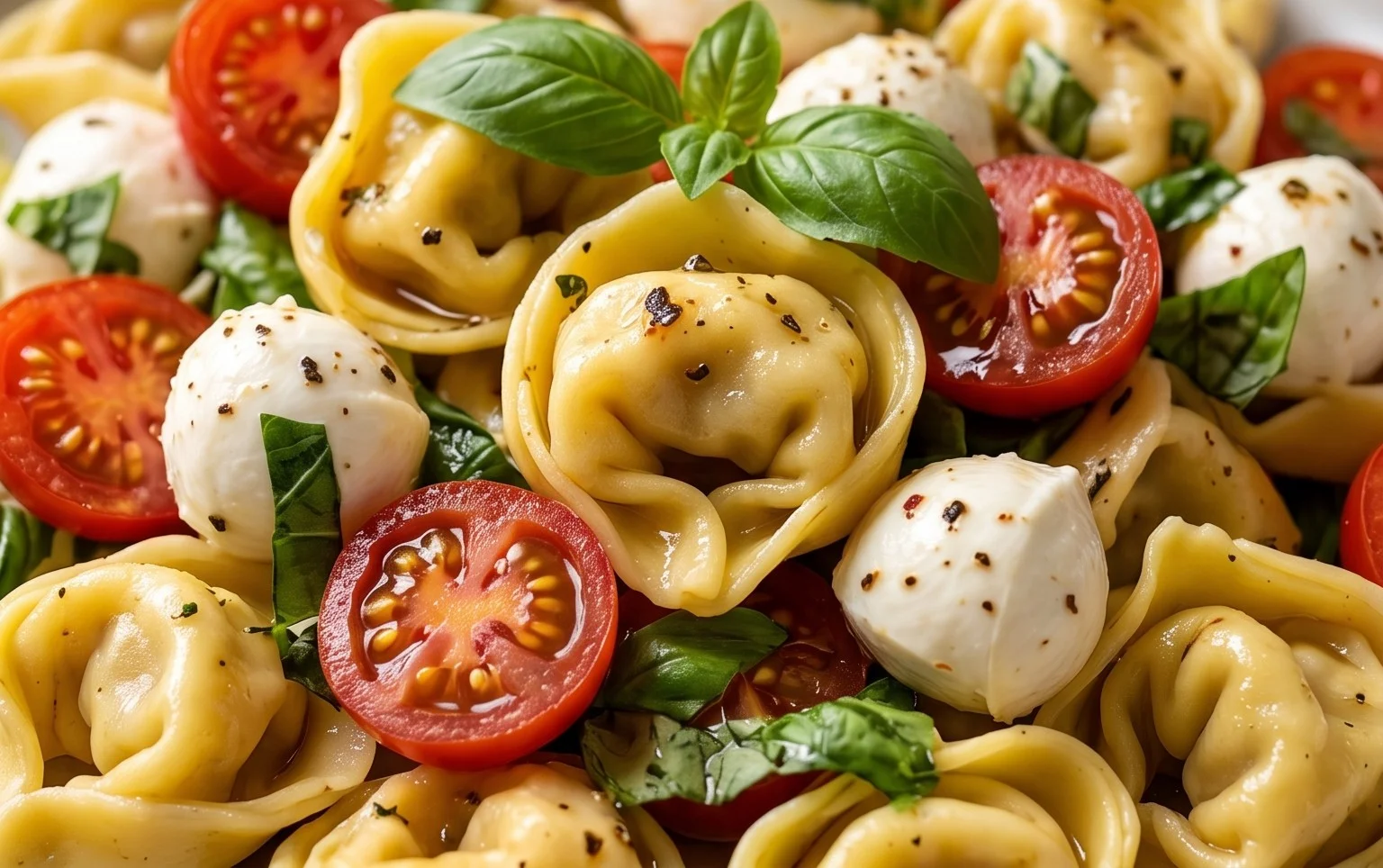 Tortellini Caprese Salad