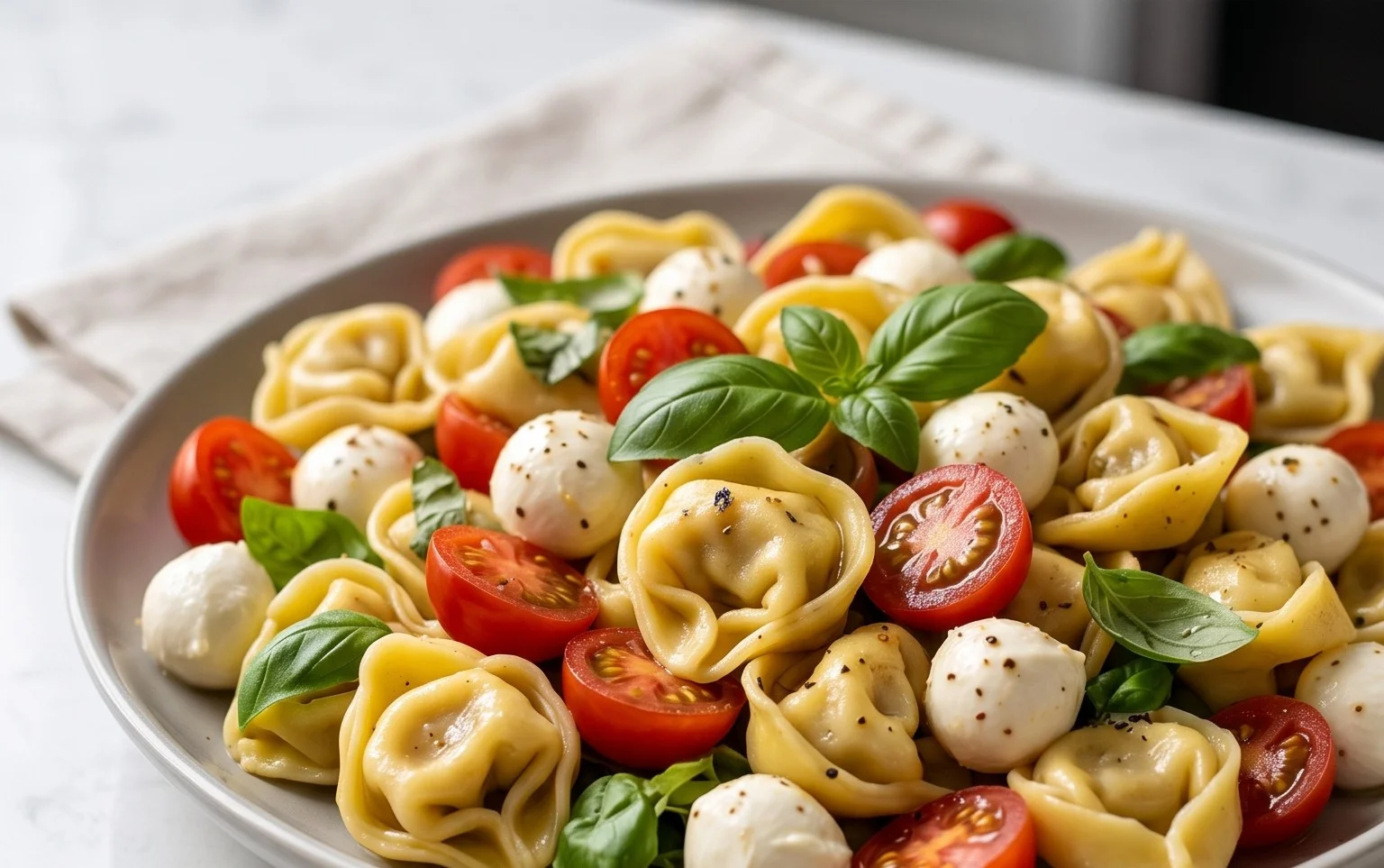 Tortellini Caprese Salad