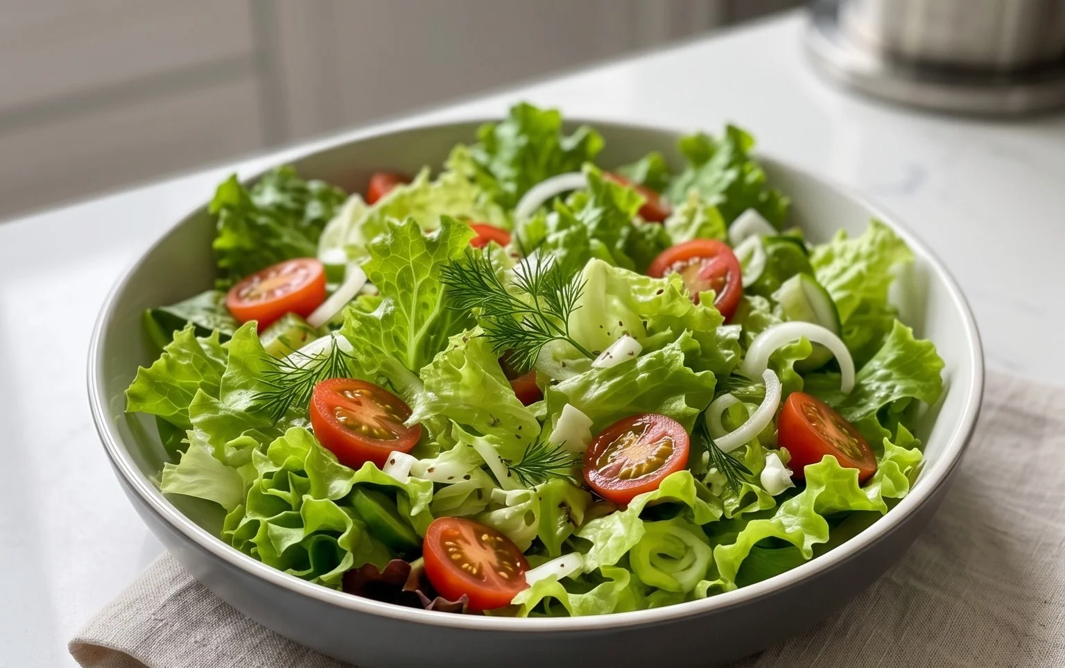 Maroulosalata (Greek Lettuce Salad)