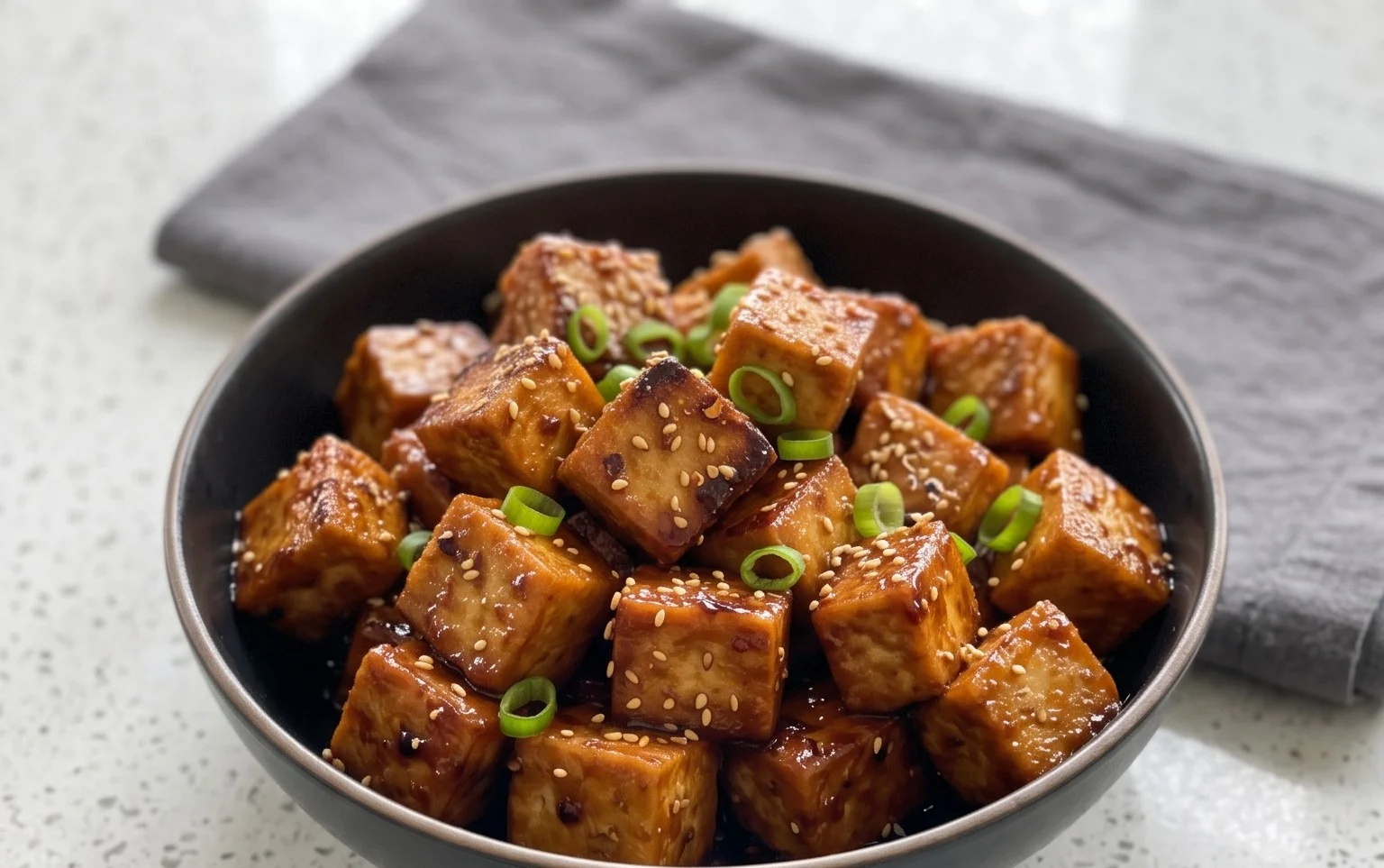 Honey Garlic Tofu