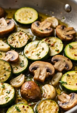 Skillet Zucchini and Mushrooms
