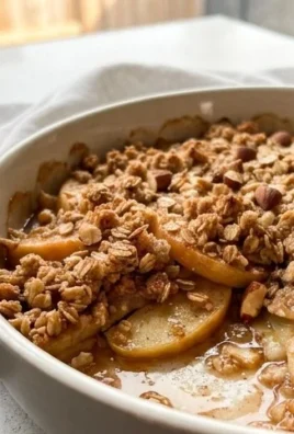Healthy Breakfast Apple Crum extractble