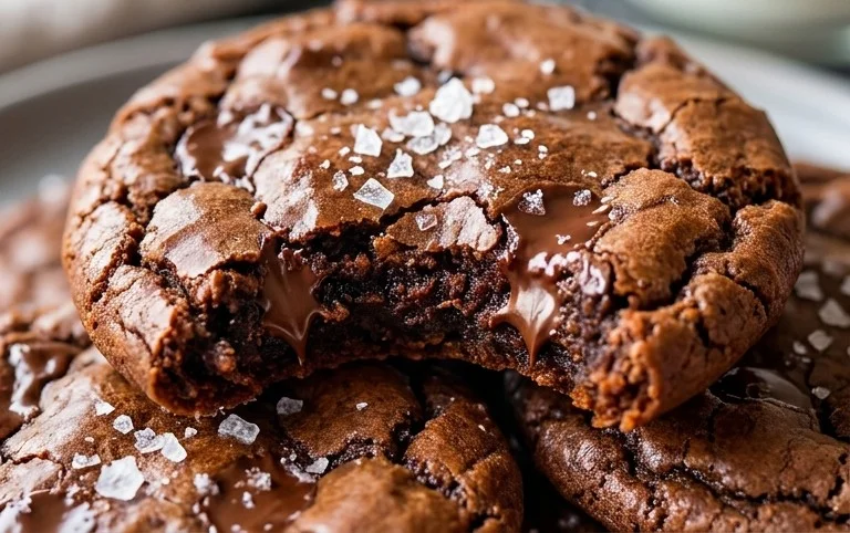 Salted Brownie Cookies