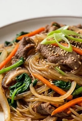 Japchae (Korean Glass Noodle Stir Fry)