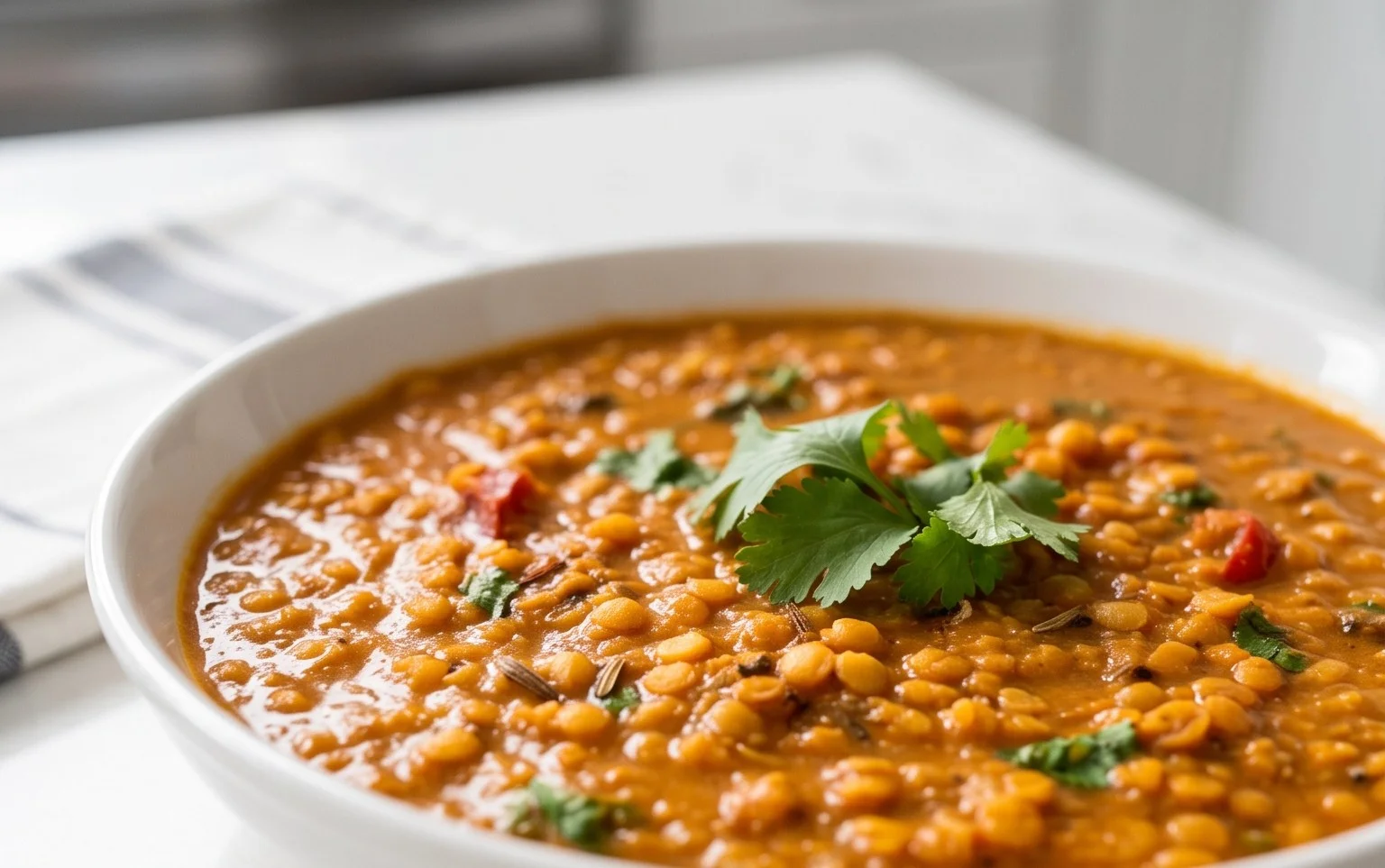 Spicy Red Lentil Curry